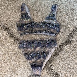 Flame bikini / festival outfit